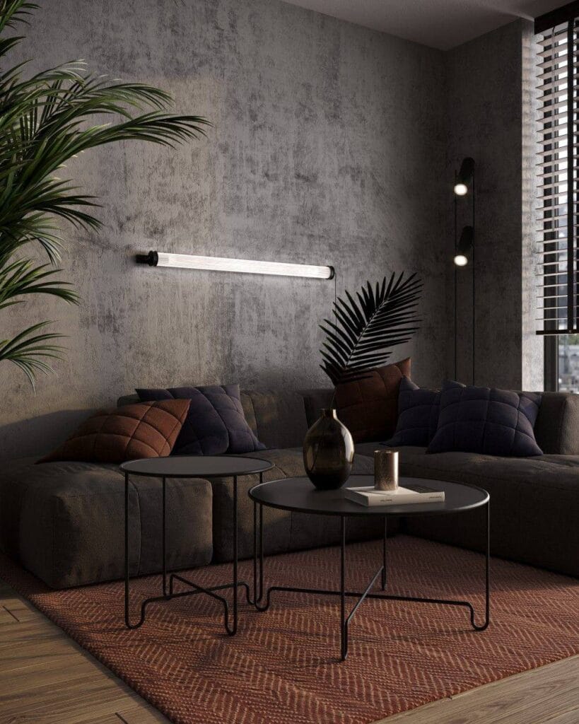 Артбетон прихожая стильный лофт