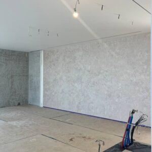 Сатин - декоративна штукатурка, в технці карта світу