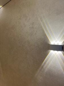 мокрый шелк с подсветкой