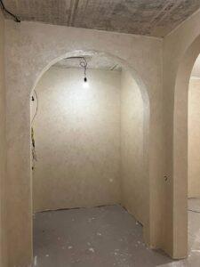 Перламутровый эффект на стенах и арках